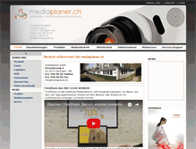 Tablet Screenshot of mediaplaner.ch